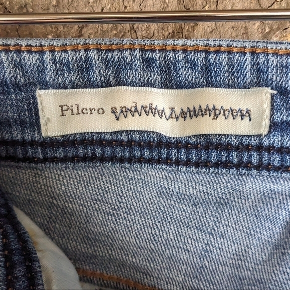 Anthropologie Pilcro and the Letterpress Hyphen Stretch Jean Shorts Size 27 - Picture 6 of 8